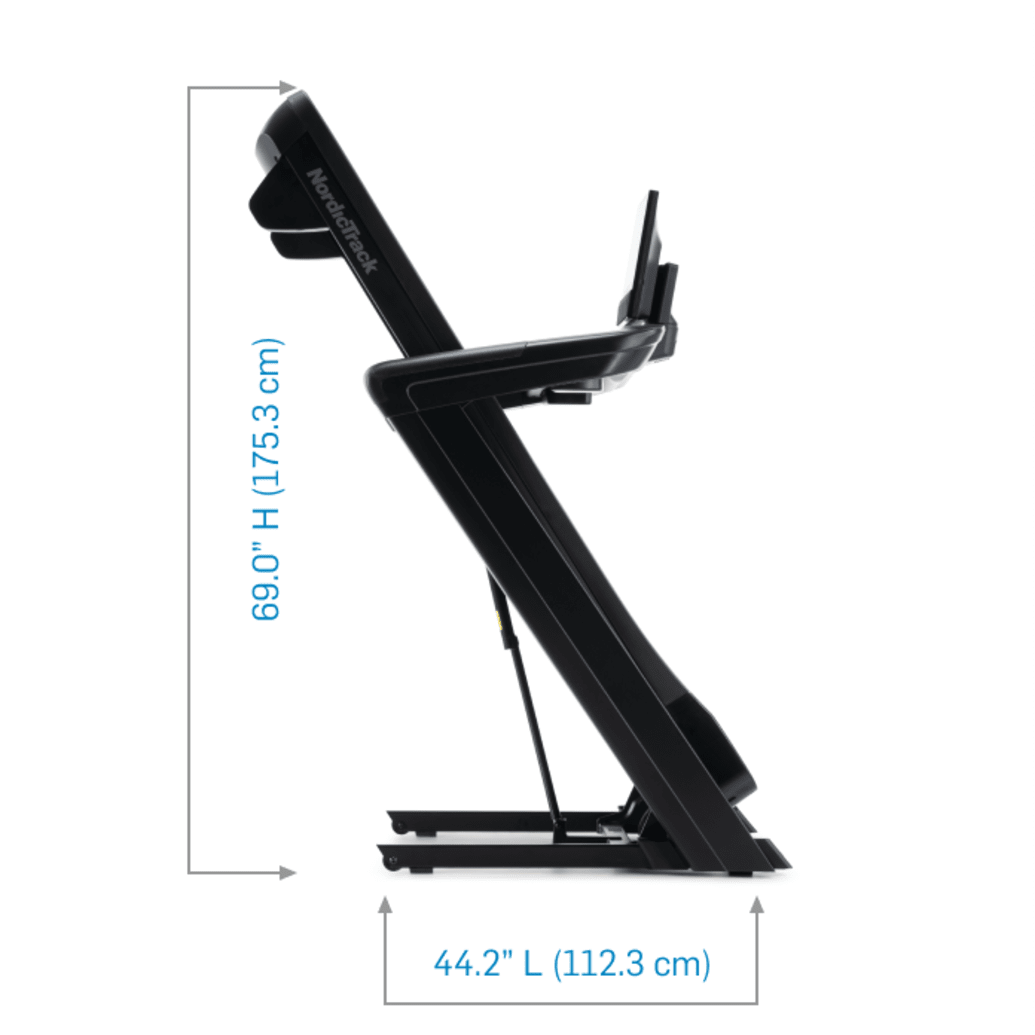 Nordictrack commercial 1750 treadmill dimensions sale