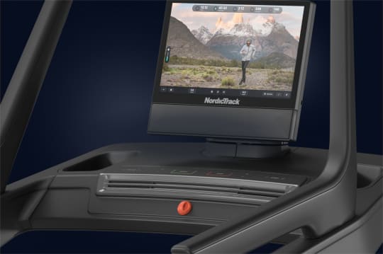 closeup look of the fan function on the NordicTrack X24 Treadmill